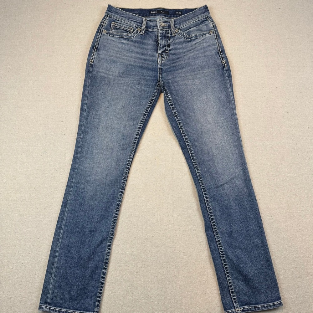 BKE 29x30 Alec Jeans Mens Blue Medium Wash Coolmax Straight Leg Stretch